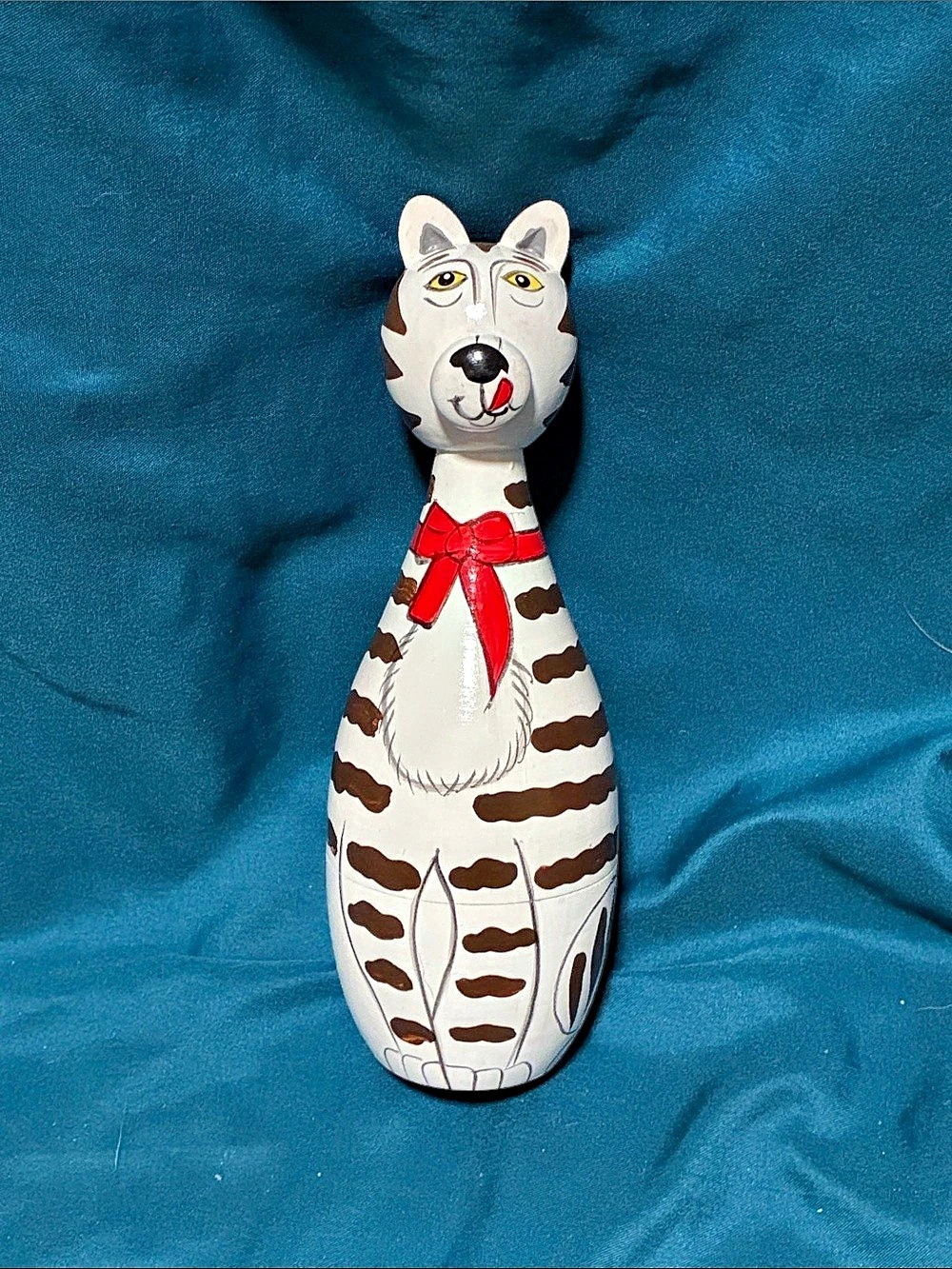 Bits And Pieces Cleo & Friends Nesting Wooden Dolls Decor Set 5 Piece